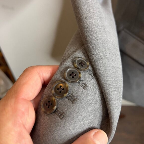 J.Crew $248 Petite Madelyn blazer in four-season stretch Graphite Size P8 CD083 - Picture 4 of 11